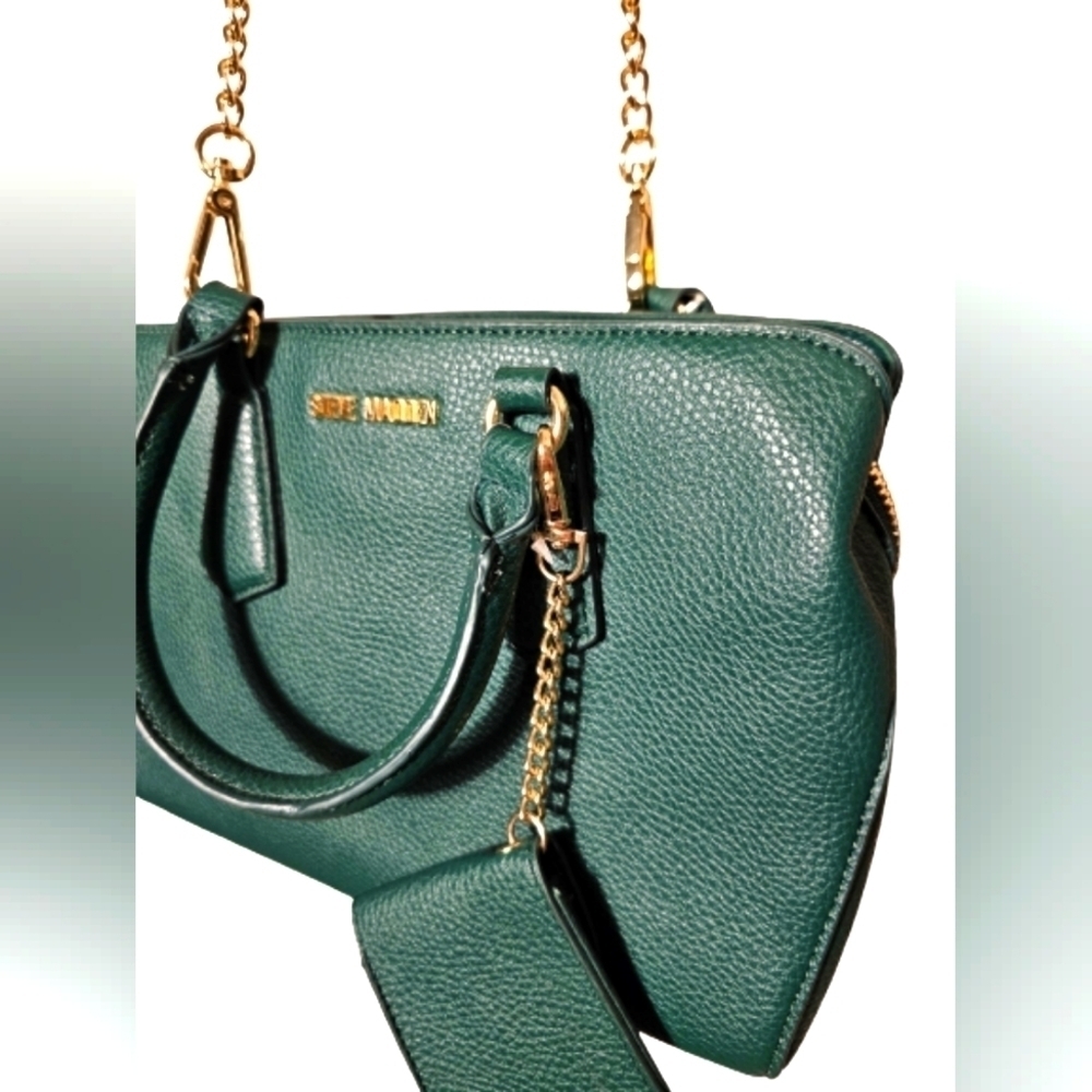 Steve Madden Small Crossbody Tote Evergreen Color